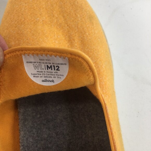 Allbirds Wool Loungers Slip On Loafers Size 12 - Picture 10 of 10